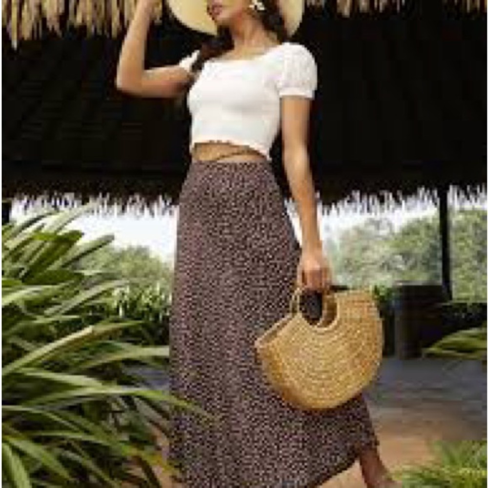 MANGO Davina maxi skirt NWT